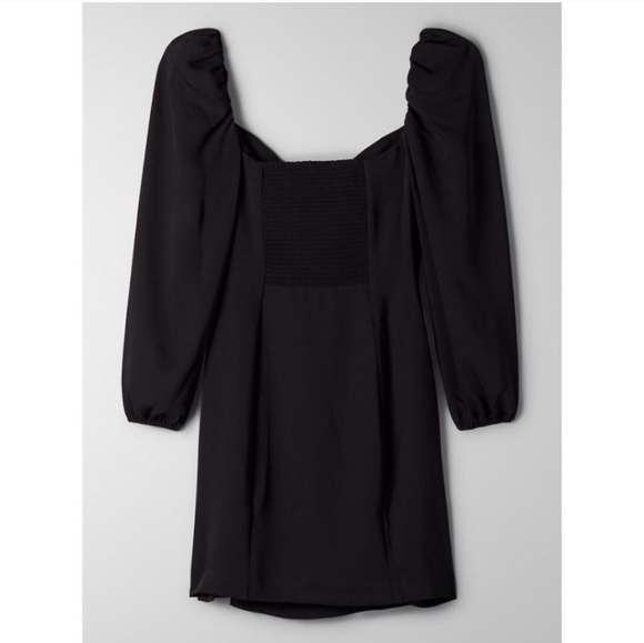 Aritzia Black Long Sleeve Dress - Picture 7 of 14